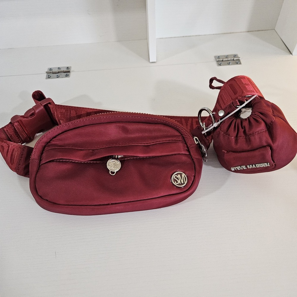 Steve Madden 2-in-1 Nylon Belt Bag / Crossbody with Detachable Pouch